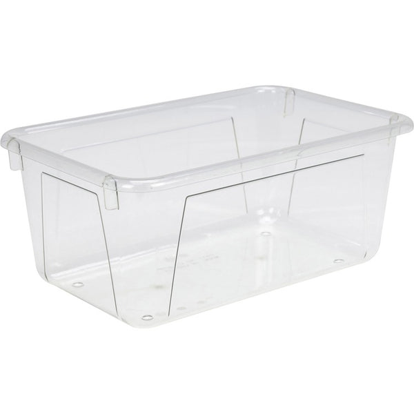 Storex Bin, 7-4/5"Wx12-1/10"Lx5-1/5"H, 5/Ct, Clear (STX62464U05C) Case of 5