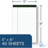 Roaring Spring USDA Certified Bio-Preferred Junior Size Legal Pads, 40 Sheets, 80 Pages (ROA24316) Pack of 12