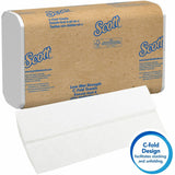 Scott C-Fold Paper Towels, 13.15 x 10.1, White, 200/Pack (KCC06041) Case of 2400