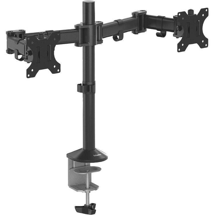 Fellowes Reflex Dual Monitor Arm - 2 Display(s) Supported - 30" Screen Support - 48 lb Load Capacity (FEL8502601)