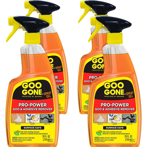 Goo Gone Spray Gel, 24 fl oz, Citrus Extract Scent, 4/Carton (WMN2180ACT) Case of 4