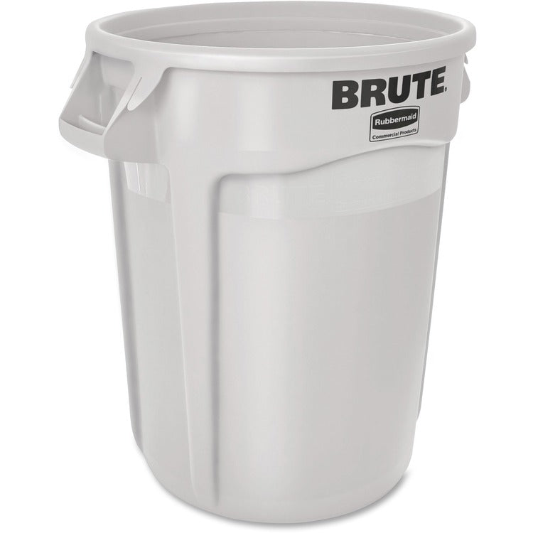 Rubbermaid Commercial Brute Vented Container, 32 gal Capacity, White, 6/Carton (RCP2632WHICT) Case of 6