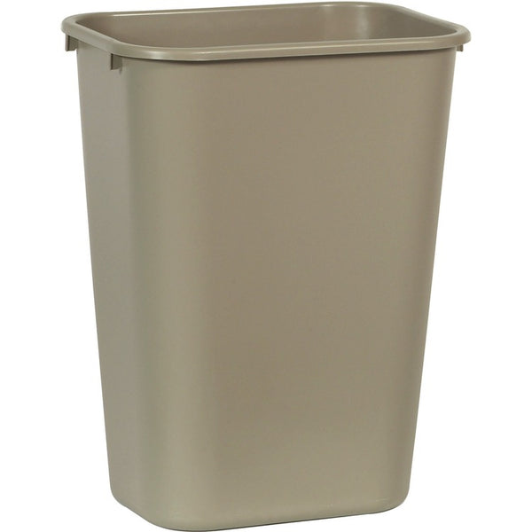 Rubbermaid Commercial Deskside Wastebasket, 10.25 gal Capacity, Beige, 12/Carton (RCP295700BGCT) Case of 12