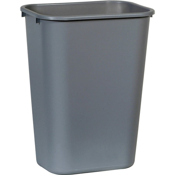 Rubbermaid Commercial Deskside Wastebasket, 10.25 gal Capacity, Gray, 12/Carton (RCP295700GYCT) Case of 12