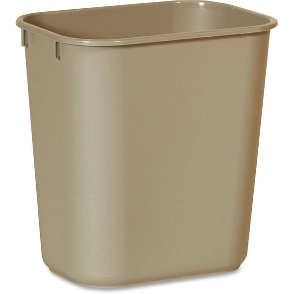 Rubbermaid Commercial Deskside Wastebasket, 3.25 gal Capacity, Beige, 12/Carton (RCP295500BGCT) Case of 12