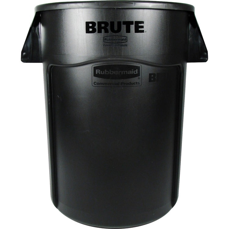 Rubbermaid Commercial Brute 44-gallon Vented Container, 44 gal Capacity, Black, 4/Carton (RCP264360BKCT) Case of 4