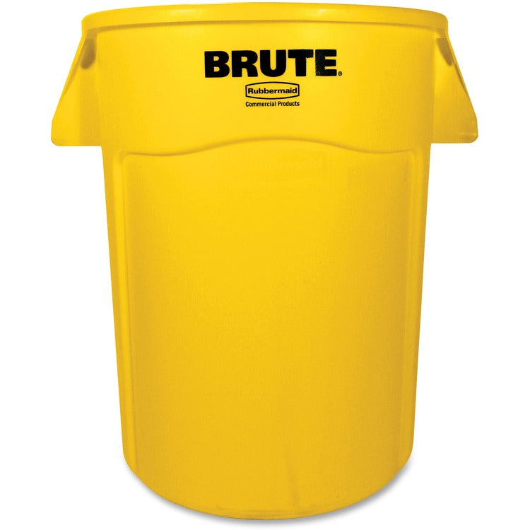 Rubbermaid Commercial Brute 44-gallon Vented Container, Yellow, 4/Carton (RCP264360YLCT) Case of 4