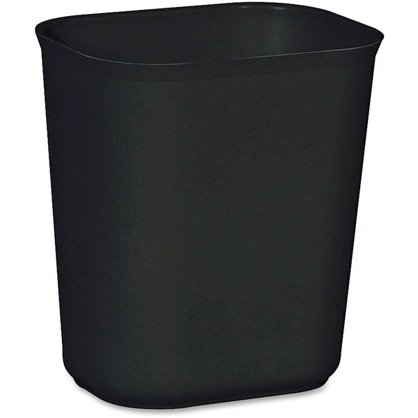 Rubbermaid Commercial 14Q Fire Resistant Wastebasket, 3.50 gal Capacity, Black, 6/Carton (RCP254100BKCT) Case of 6