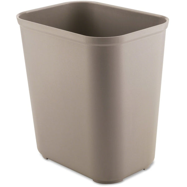 Rubbermaid Commercial 28 Quart Fire Resistant Wastebasket, 7 gal Capacity, Beige, 6/Carton (RCP254300BGCT) Case of 6