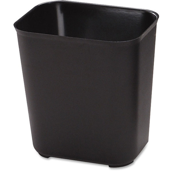 Rubbermaid Commercial 28 Quart Fire Resistant Wastebasket, 7 gal Capacity, Black, 6/Carton (RCP254300BKCT) Case of 6