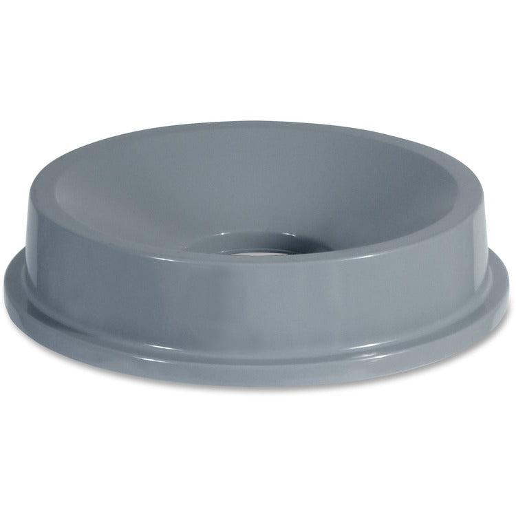 Rubbermaid Commercial 32-Gal Container Funnel Top Lid, Plastic, 4/Carton, Gray (RCP3543GRACT) Case of 4