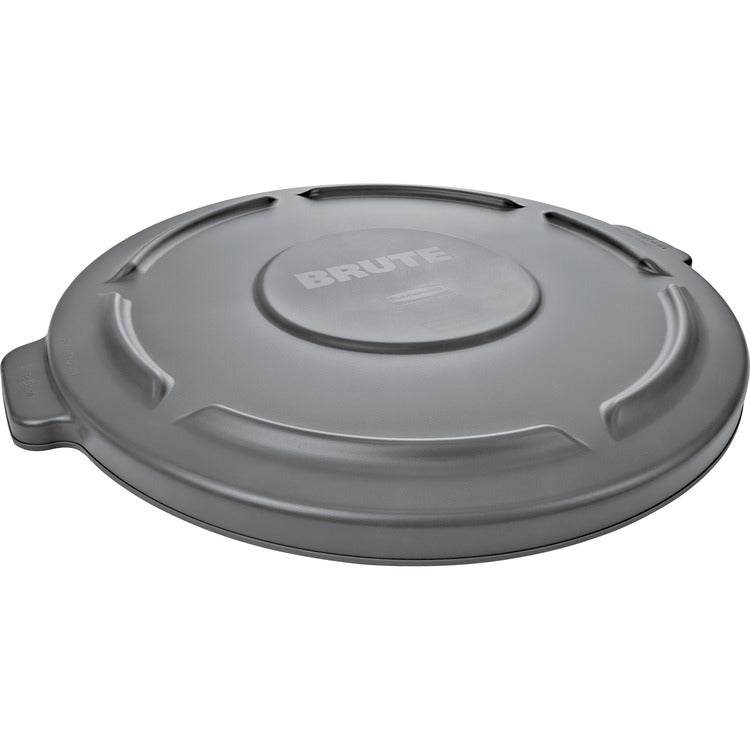 Rubbermaid Commercial Brute 44-gallon Container Lid, Plastic, 4/Carton, Gray (RCP264560GRYCT) Case of 4
