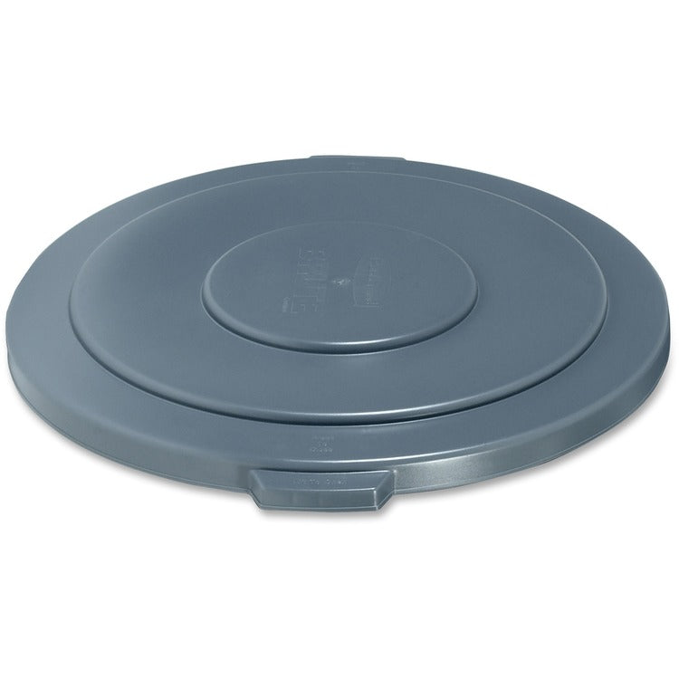 Rubbermaid Commercial Brute 55-gallon Container Lid, Flat, Plastic, 3/Carton, Gray (RCP265400GYCT) Case of 3