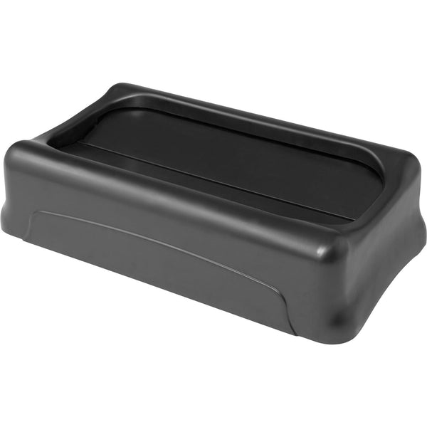 Rubbermaid Commercial Slim Jim Container Swing Lid, Plastic, 4/Carton, Black (RCP267360BKCT) Case of 4