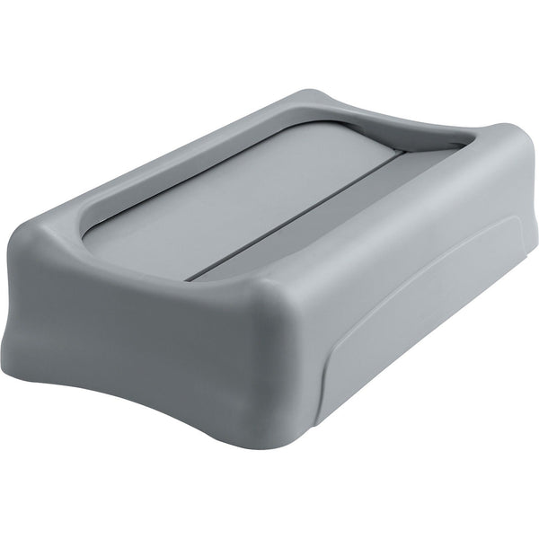 Rubbermaid Commercial Slim Jim Container Swing Lid, Plastic, 4/Carton, Gray (RCP267360GYCT) Case of 4