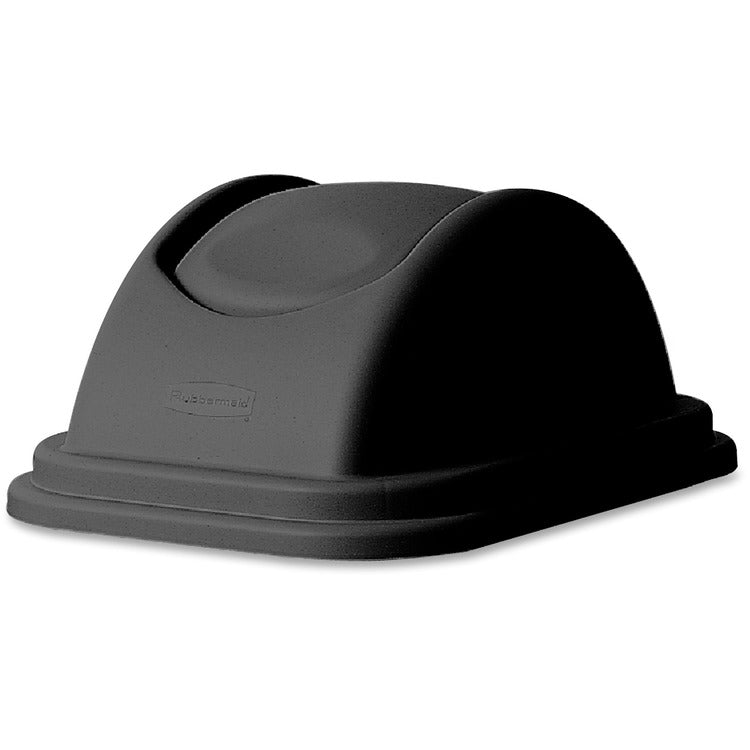 Rubbermaid Commercial Large Wastebasket Lid, Dome, Plastic, 6/Carton, Black (RCP306700BKCT) Case of 6