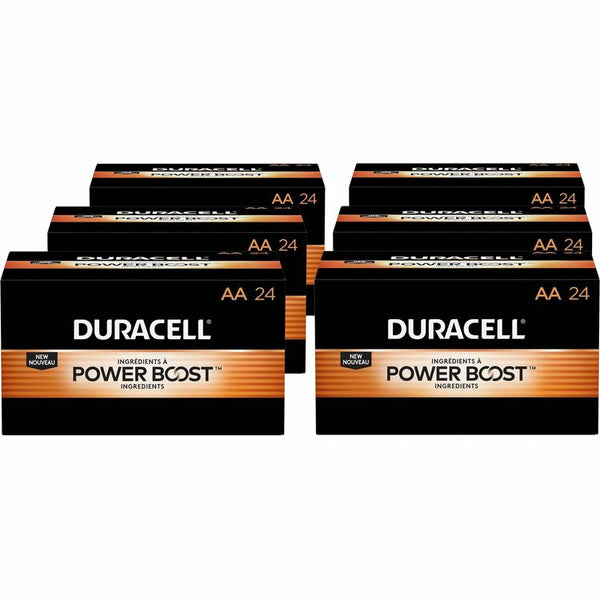 Duracell CopperTop Battery, AA, Alkaline, 144/Carton (DUR01501CT) Case of 144