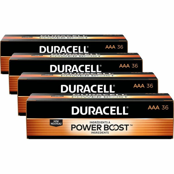 Duracell CopperTop Alkaline AAA Batteries, 144/Carton (DURMN24P36CT) Case of 144