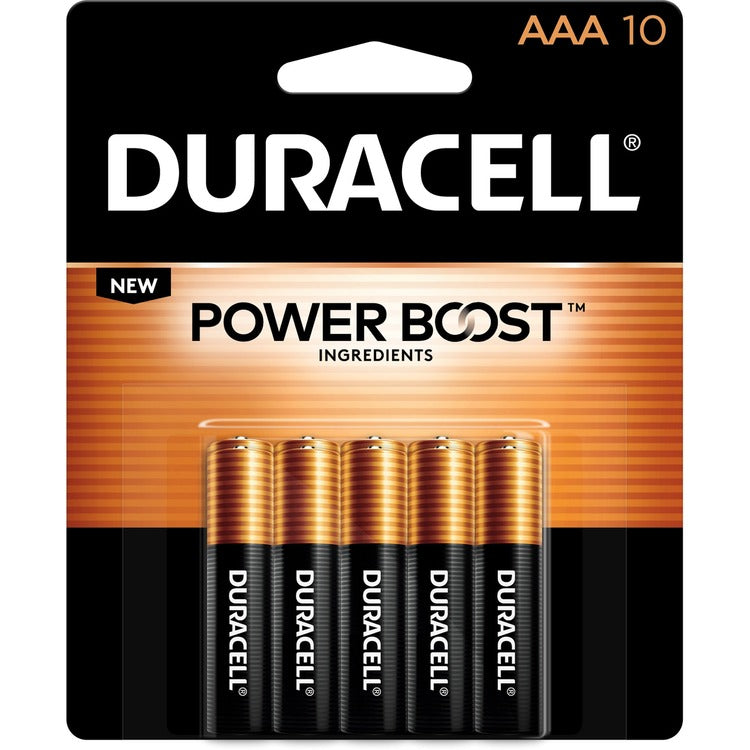 Duracell CopperTop Alkaline AAA Batteries, 400/Carton (DURMN2400B10ZCT) Case of 400