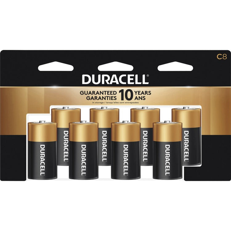Duracell Alkaline C Batteries, For General Purpose, C, Alkaline, 96/Carton (DURMN14RT8ZCT) Case of 12