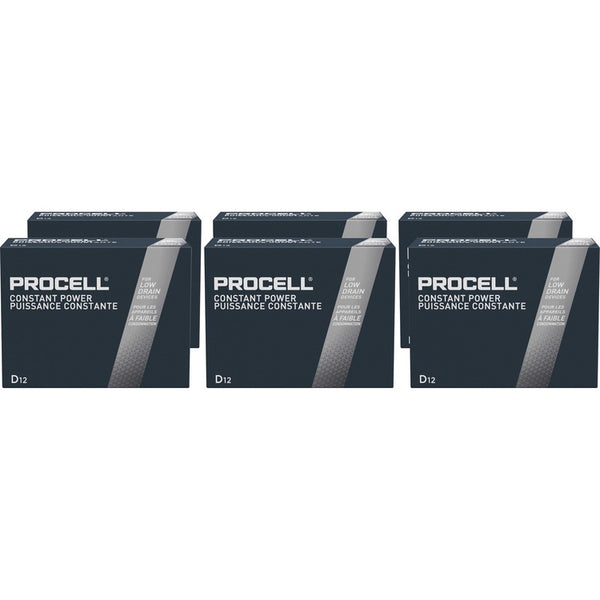 Duracell Alkaline D Batteries, For General Purpose, D, Alkaline, 72/Carton (DURPC1300CT) Case of 72