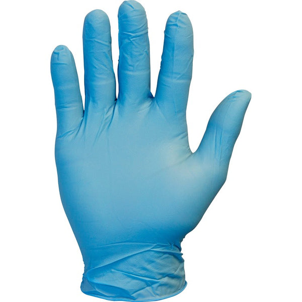Safety Zone Powder Free Blue Nitrile Gloves, Large, 1000/Carton, 9.50" Glove Length (SZNGNPRLG1MCT) Case of 1000