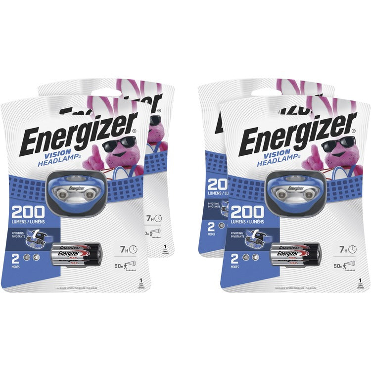 Energizer Vision Headlight, AAA, Blue (EVEHDA32ECT) Case of 4