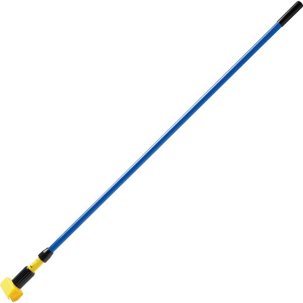 Rubbermaid Commercial Gripper 60" Fiberglass Mop Handle, 60" Length, Blue, Fiberglass, 12/Carton