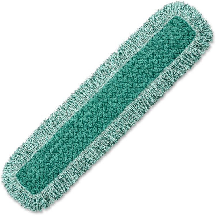 Rubbermaid Commercial HYGEN 36" Fringed Dust Mop Pad, 36" Width, MicroFiber (RCPQ438CT) Case of 6