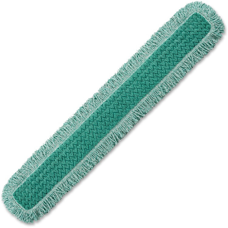 Rubbermaid Commercial HYGEN 48" Fringed Dust Mop Pad, 48" Width, MicroFiber (RCPQ449CT) Case of 6