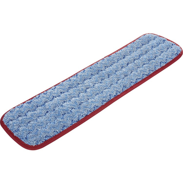 Rubbermaid Commercial Hygen 18" Microfiber Wet Pad, 18" Width, MicroFiber (RCPQ410REDCT) Case of 12