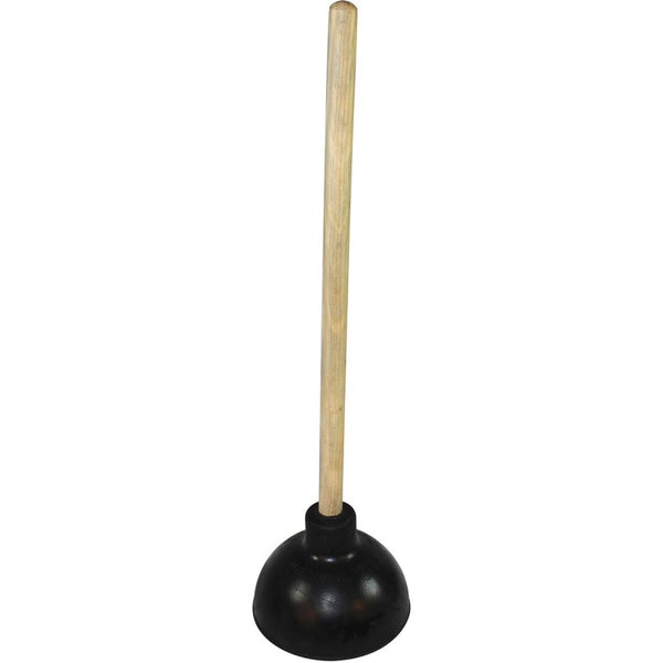 Impact Industrial Toilet Plunger, 25" Wood Handle, 6" dia, 6/Carton (IMP9200CT) Case of 6