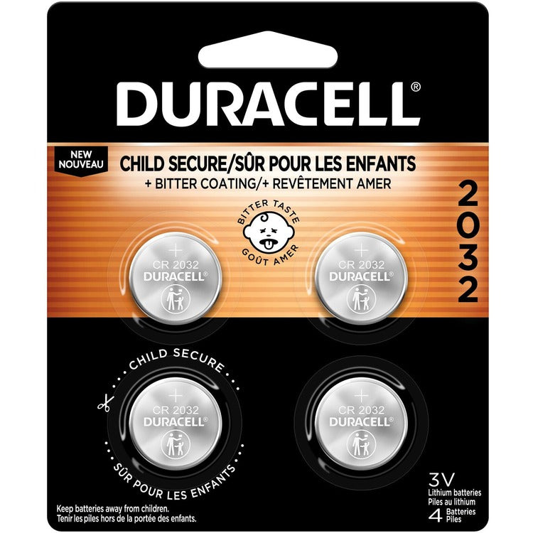 Duracell 2032 3V Lithium Battery - 144 / Carton (DURDL2032B4CT) Case of 30