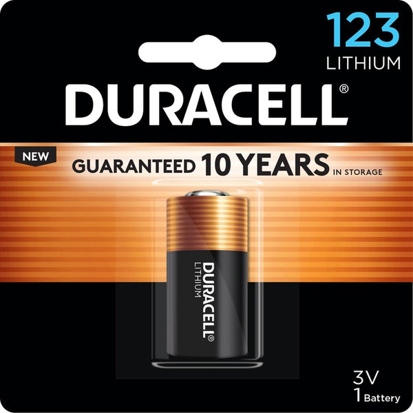 Duracell Lithium Photo Battery, For Camera, Photo Equipment, CR2032, 3 V DC, Lithium (Li), 6/Carton (DURDL123ABCT) Case of 6