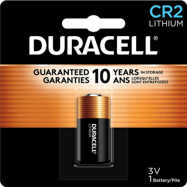 Duracell CopperTop Battery, For Digital Camera, CR2, 3 V DC, Lithium (Li), 24/Carton (DURDLCR2BCT) Case of 24