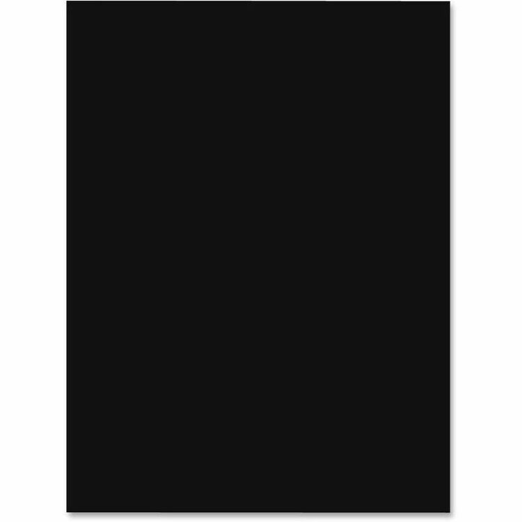 Sparco Construction Paper, Smooth Texture, 9&quot;x12&quot;, Black (SPR22302) Pack of 50
