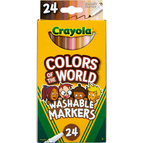 Crayola Ultra-Clean Marker - Wide Marker Point - 10 / Box (CYO587810) Pack of 24