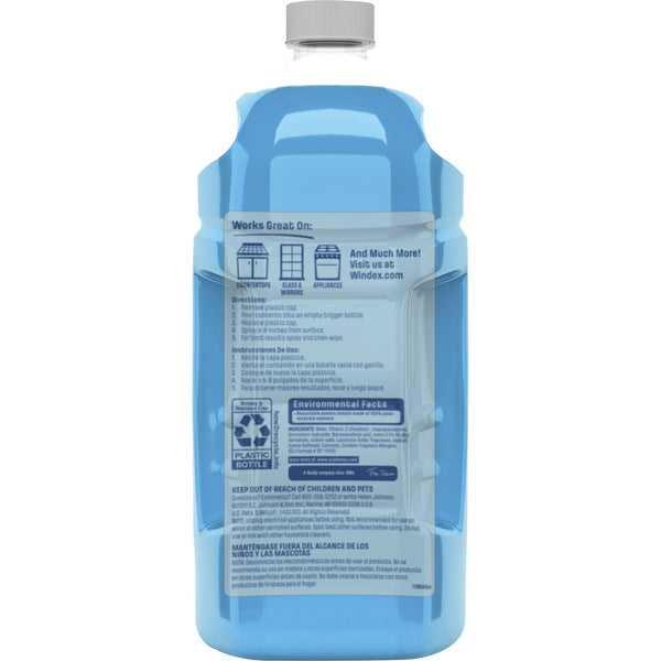 Windex&reg; Glass Cleaner with Ammonia-D, 67.6oz Refill, Unscented, 6/Carton (SJN316147CT) Case of 6
