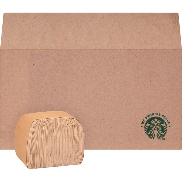 We Proudly Serve Branded Napkins, Tan, Fiber, Absorbent, Eco-friendly, For Beverage, 6000/Carton (SBK12421257) Case of 6000
