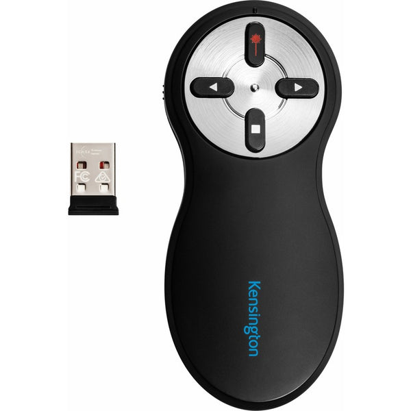 Kensington Wireless Presenter with Red Laser, Black (KMW33272) Each