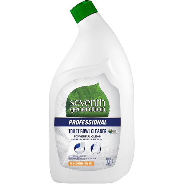 Seventh Generation Professional Toilet Bowl Cleaner, 32 fl oz (1 quart), Emerald Cypress & Fir Scent, Multi (SEV44727)