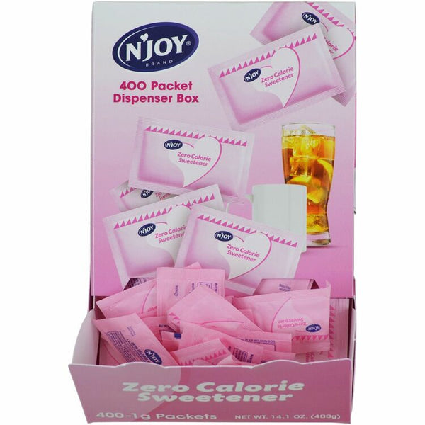 Njoy Pink, Saccharin, Packet, 0.040 oz (1.1 g), Saccharin, 400/Box (SUG83034) Box of 400