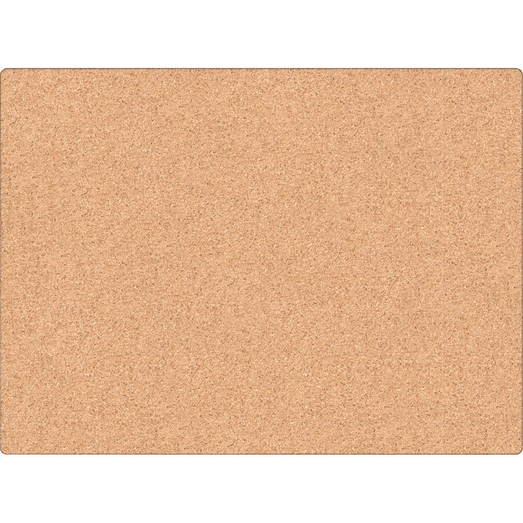 U Brands Cork Canvas Bulletin Board, Natural Cork Surface, Self-healing, Durable, Mounting System, Tackable, Frameless, 18" x 24" (UBR2873U0001) Each