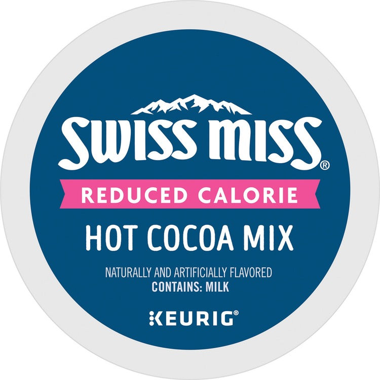 Swiss Miss® Milk Chocolate Reduced Calorie Hot Cocoa K-Cups, 22/Box (GMT8525) Box Of 22 Default Title product photo
