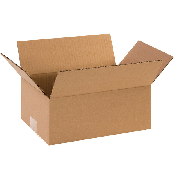 10 x 6 x 3" Flat Corrugated Boxes, Bundle Of 25 Bundle Of 25