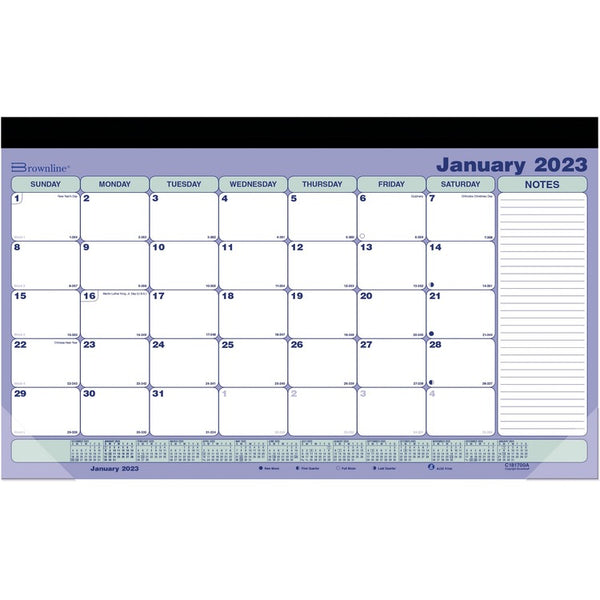 Brownline Magnetic Calendar, Monthly, 1 Year, January 2021 till December 2021, 1 Month Single Page Layout (REDC181700A)