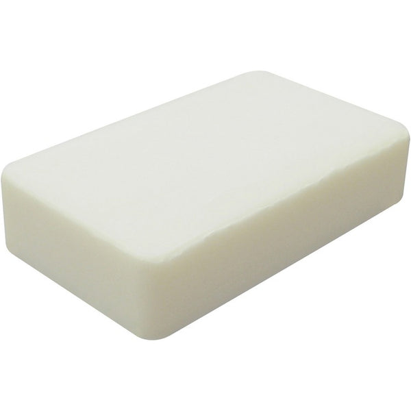 RDI Unwrapped Generic Soap Bars - Hand - White - Rich Lather, Residue-free - 100 / Carton (CFPSPUW3) Case of 100