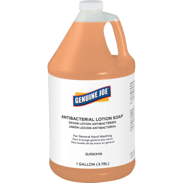 Genuine Joe Soap, Antibacterial, Lotion, 1 Gallon, Orange (GJO03110) Each