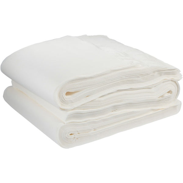 Pacific Blue Select A300 Disposable Care Bath Towels, 1/2 Fold, 19.50" x 39", White, 200/Carton (GPC80540) Case of 200