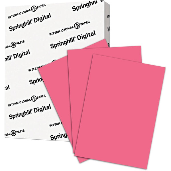 Springhill Digital Index Color Card Stock, 110lb, 8.5 x 11, Cherry, 250/Pack (SGH075300) Pack of 250